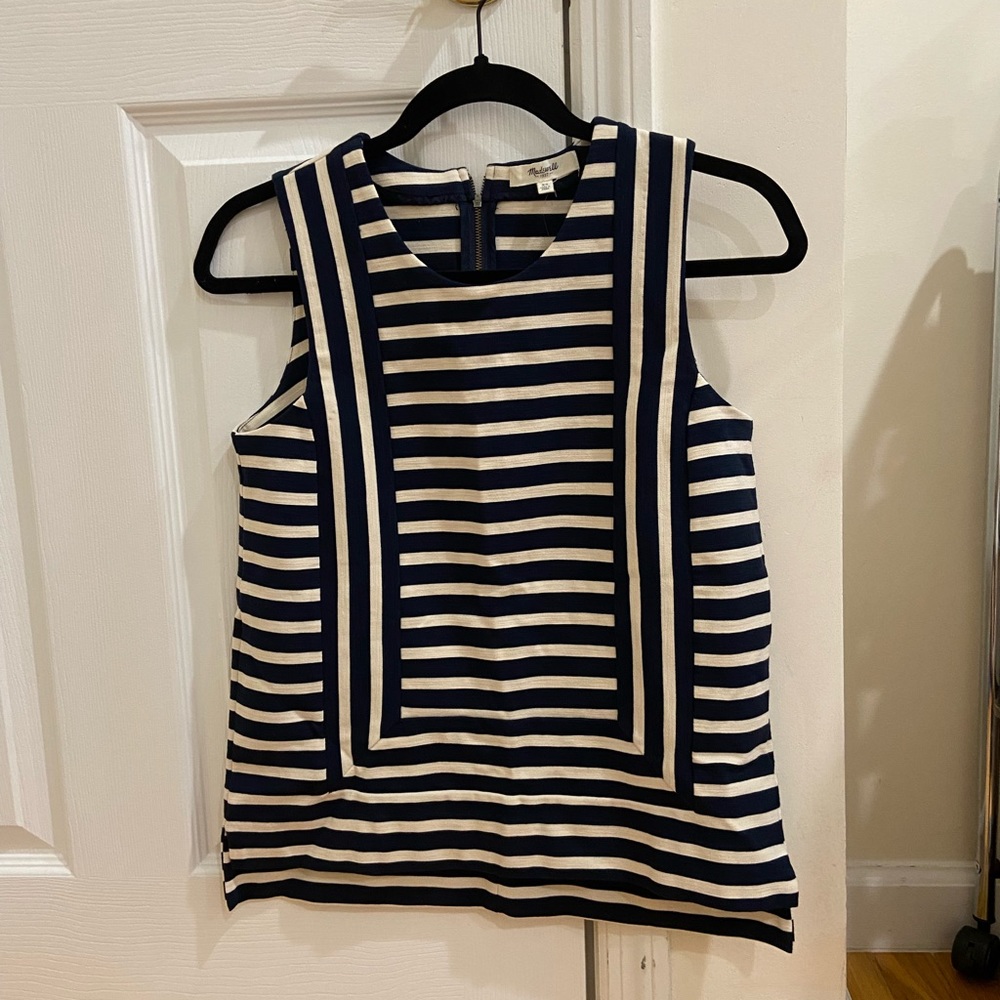 Madewell minimal striped tank